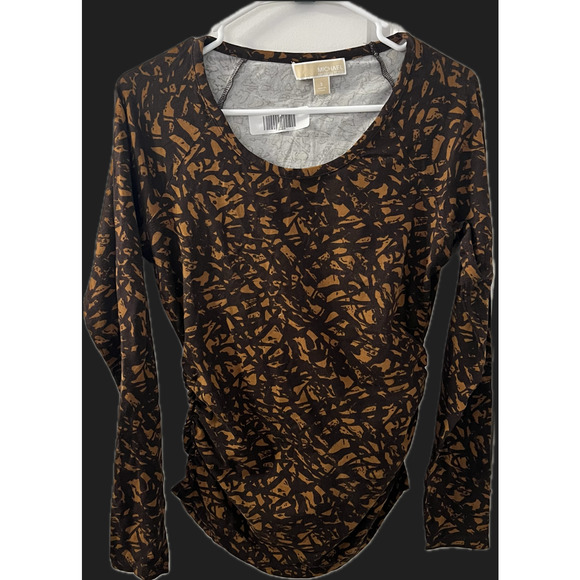 Women's Michael Kors Camo Print Shirt Size S - Picture 1 of 5